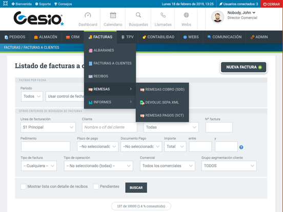 Screenshot #5 pour GESIO ERP