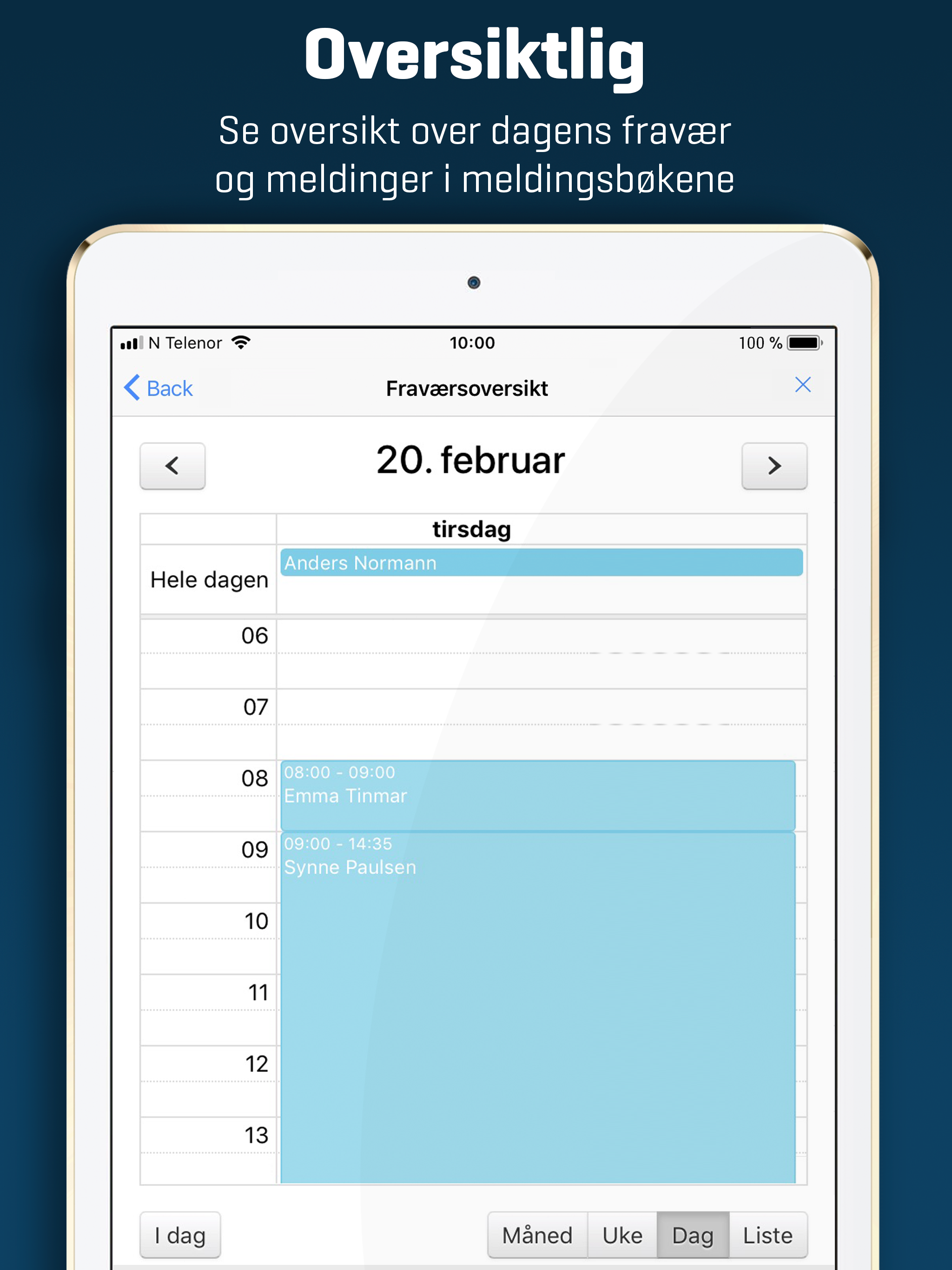 Transponder Meldingsbok