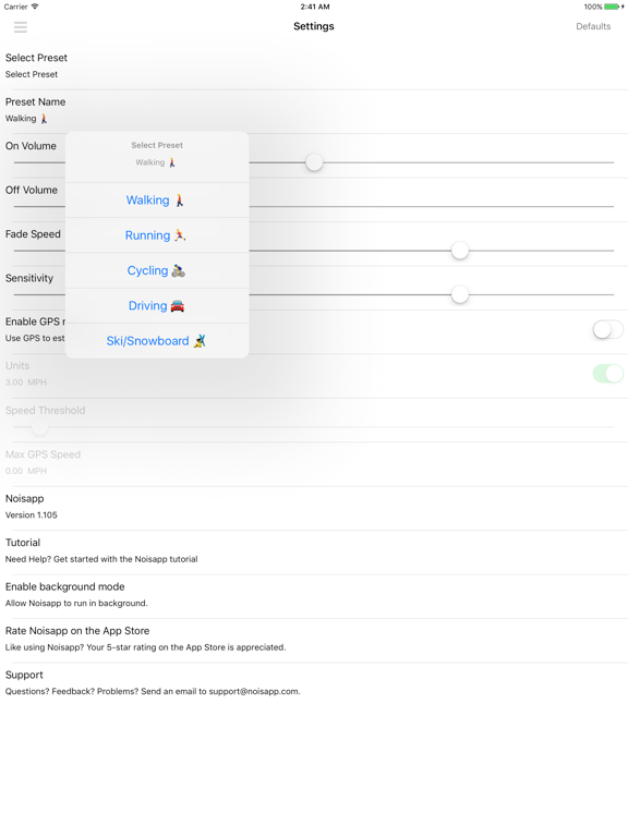 Noisapp Lite iPad screenshot 5 - Music app