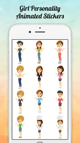 Game screenshot Women Personality Stickers apk