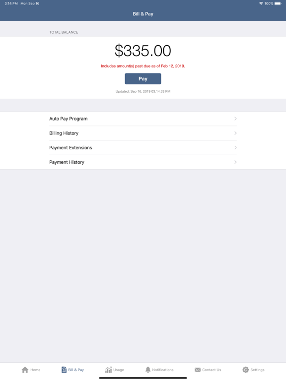 My Co-op: Flathead Electric iPad screenshot 3 - Utilities app
