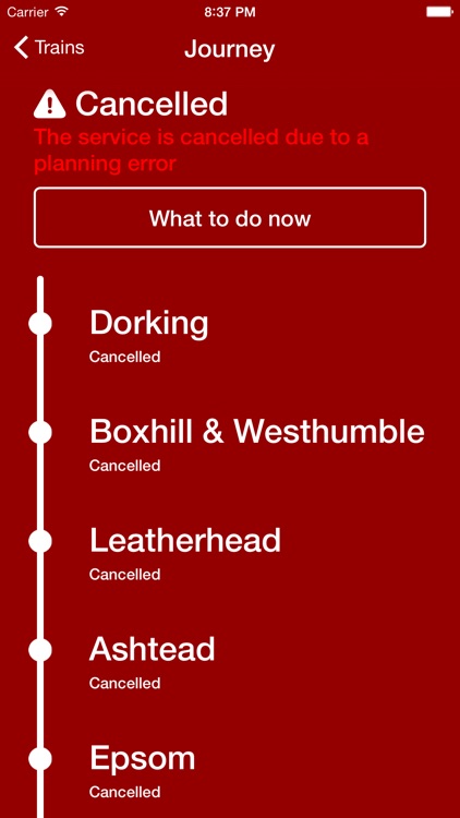 Track - Real time trains