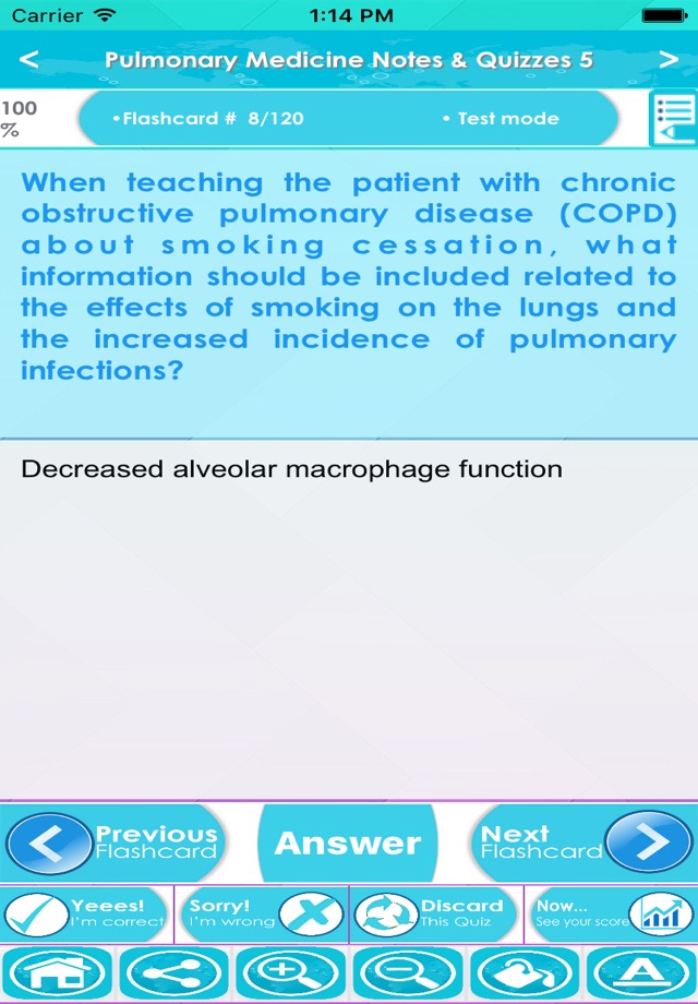 Pulmonary Medicine Exam Review screenshot 2