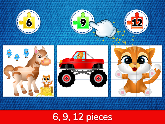 123 Kids Fun Puzzle Blue Games