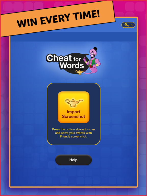 Cheat for Words With Friends iPad screenshot 4 - Entertainment app