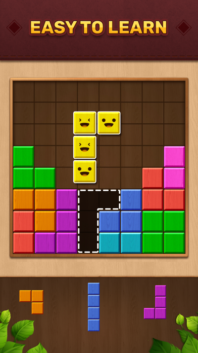 Screenshot #1 pour Wood Color Block: Puzzle Game