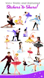 ballet dancing emoji stickers iphone screenshot 2