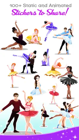Game screenshot Ballet Dancing Emoji Stickers apk