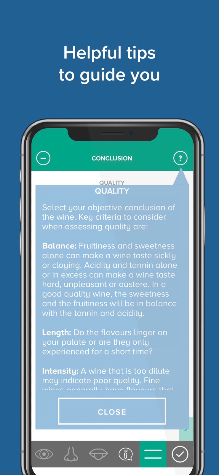 WSET Tasting Notes - Wine iphone screenshot 2