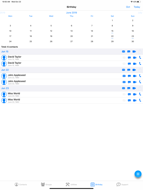 Screenshot #6 pour Edit Contact Pro