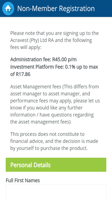 Acravest Screenshot