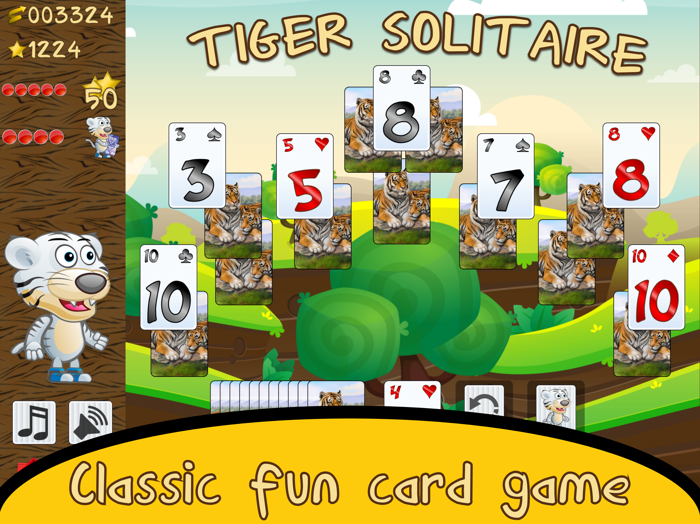 Tiger Solitaire, fun card game screenshot 10