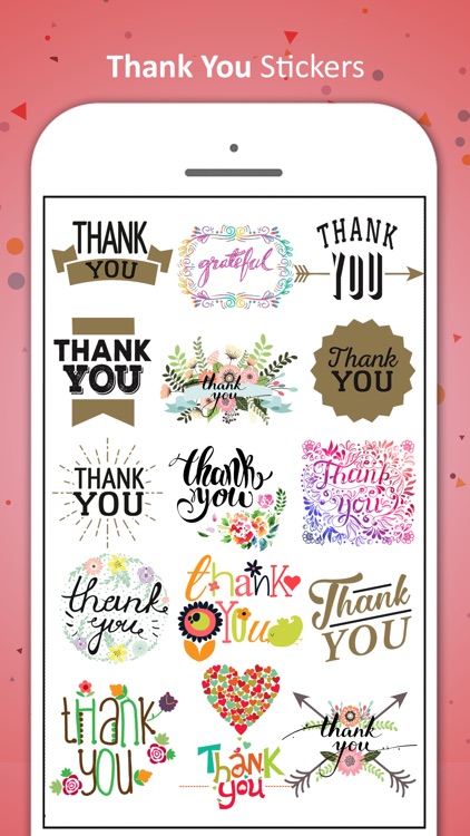 Thank you card Stickers screenshot-3