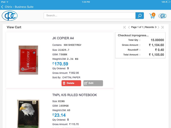 Screenshot #5 pour Chittal Paper Company