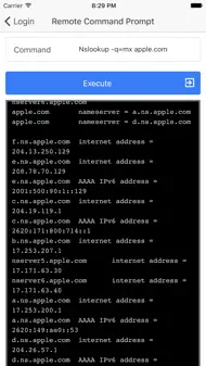 Remote command prompt iphone bilder 0