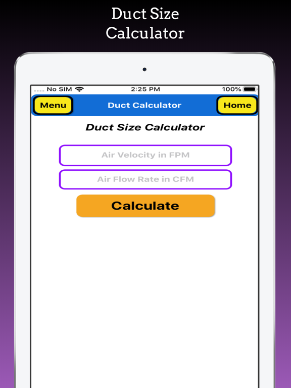 Screenshot #5 pour Duct Calculator Pro