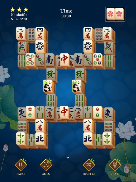 Mahjong Solitaire Panda iPad screenshot 8 - Games app