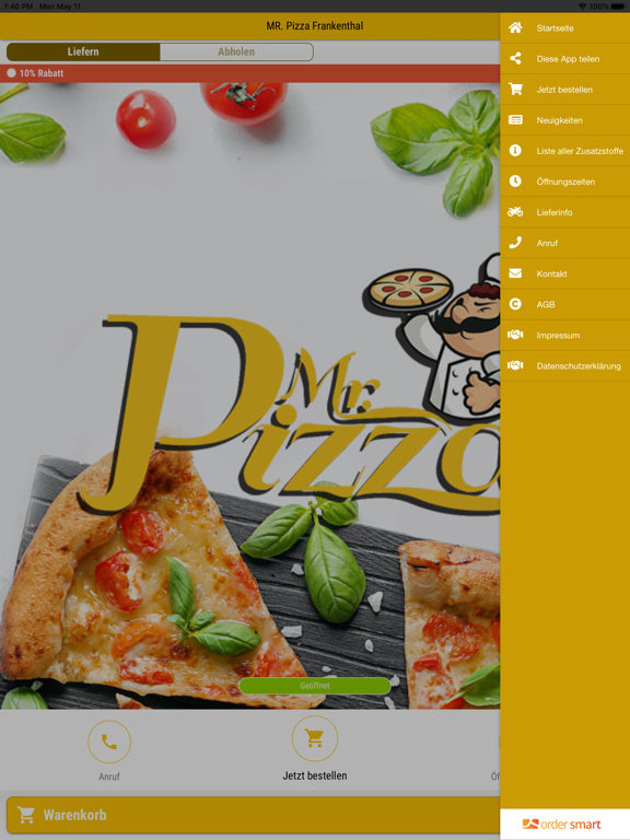 Screenshot #6 pour MR. Pizza Frankenthal