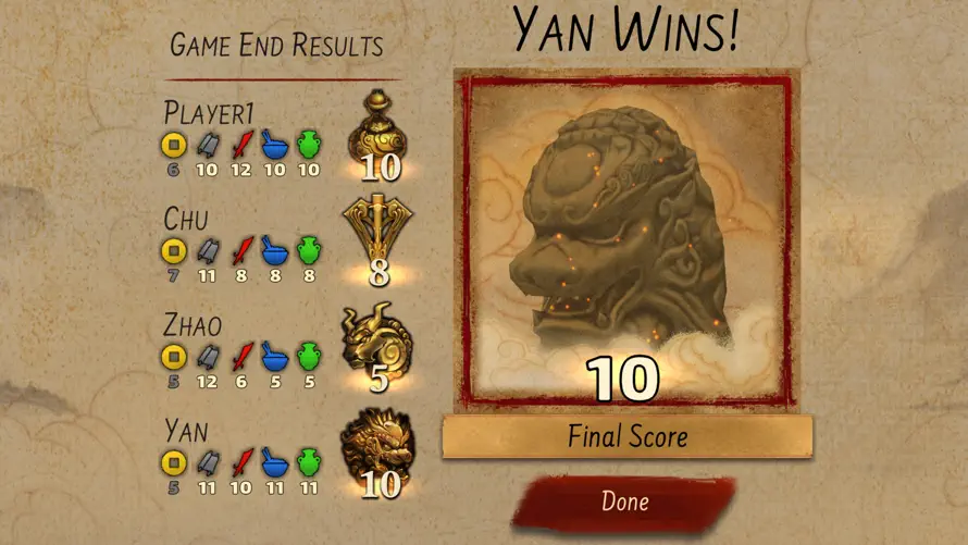 Reiner Knizia Yellow & Yangtze screenshot 5