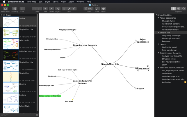 SimpleMind Lite - Mind Mapping(圖4)-速報App