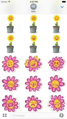 Game screenshot Flower Power Emoji Stickers hack