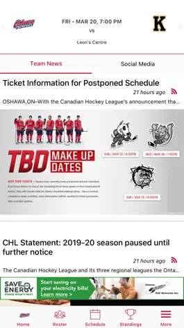 Game screenshot Oshawa Generals Official App apk