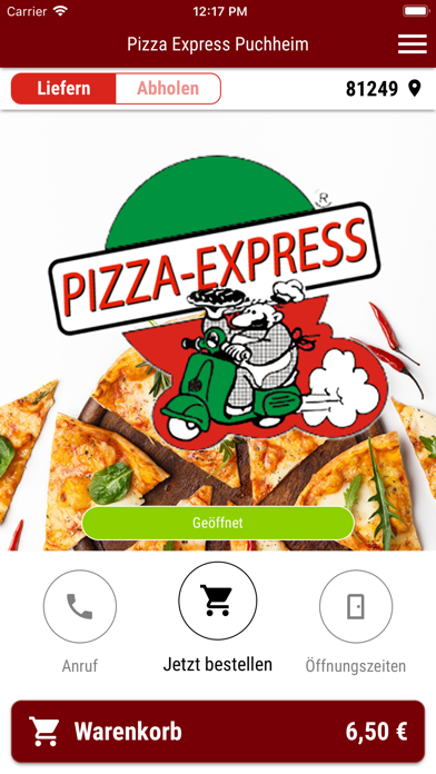 Screenshot #1 pour Pizza Express Puchheim