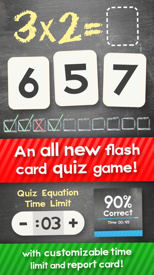 #1. Multiplication Math Flashcards (iOS) 由: Eggroll Games LLC