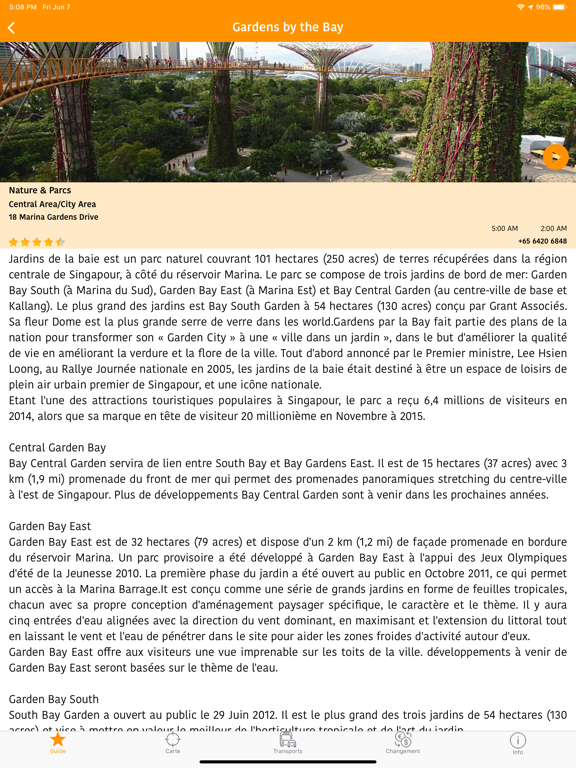 Screenshot #5 pour Singapour Carte et Guide