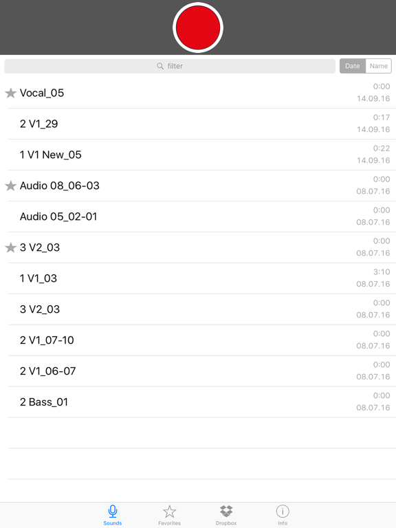 Screenshot #4 pour Sound Memos