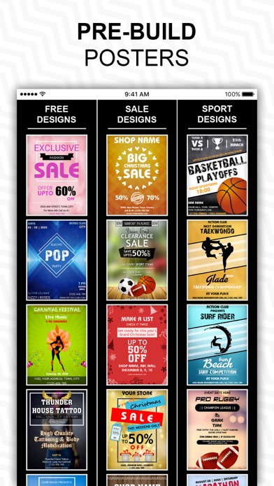 Fab Poster Maker Flyer Designs screenshot 4