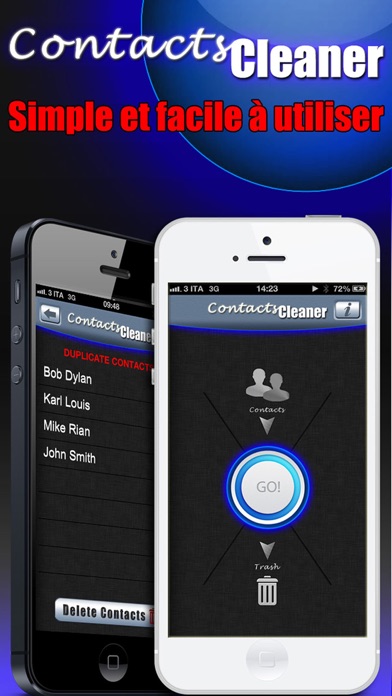 Screenshot #1 pour Contacts Cleaner Pro