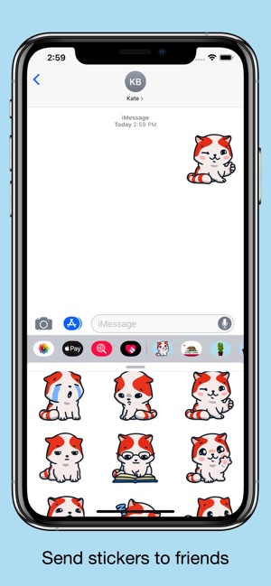 Little cat emojis - cute kitty(圖4)-速報App