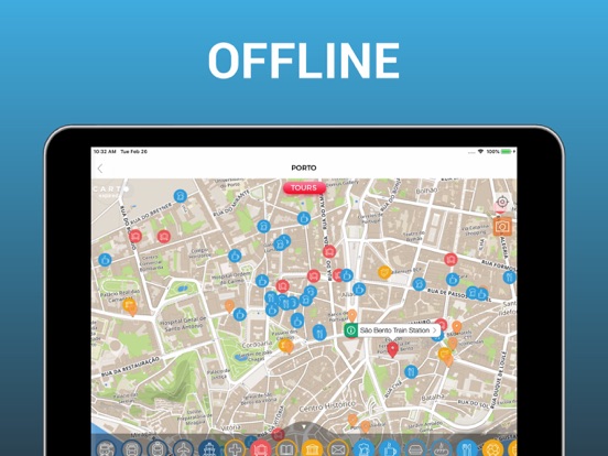 Porto Reisgids Offline iPad app afbeelding 4