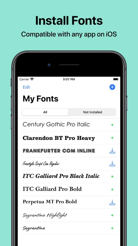 RightFont: Install Any Font screenshot 1 of 6