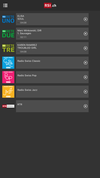 Screenshot #1 pour RSI.ch