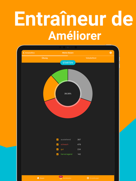 Screenshot #6 pour VokabelBox - Trainer