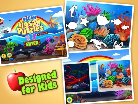 Ocean Jigsaw Puzzle 123 iPad iPad screenshot