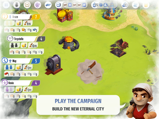 Charterstone: Screenshot ng Digital Edition