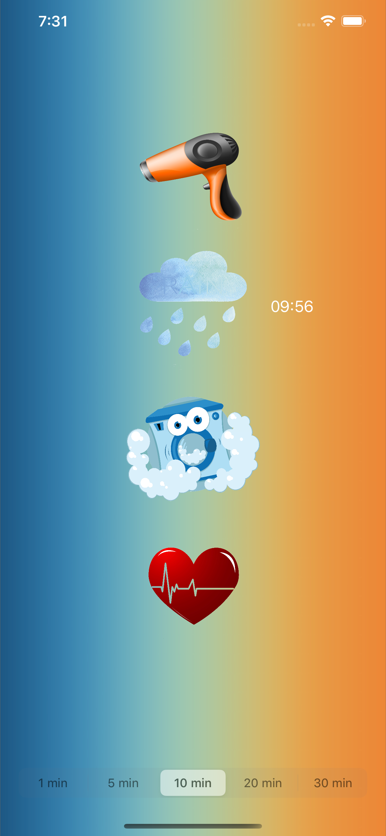 Baby slowdown sounds