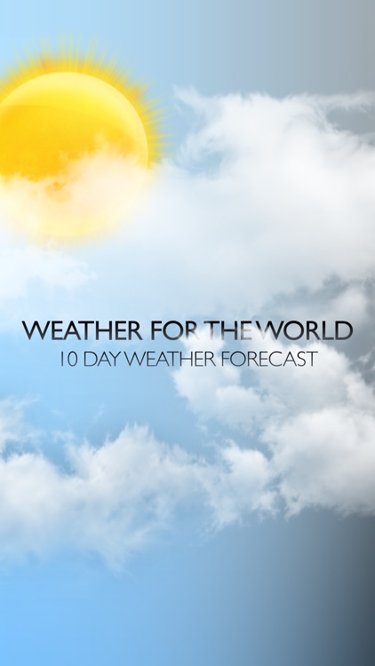 Weather for the World