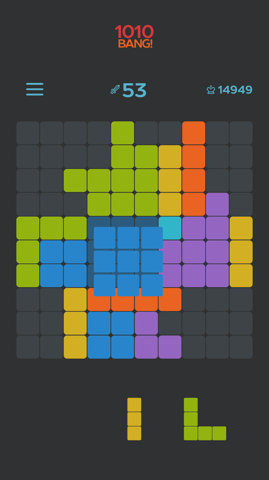 #5. 1010 Bang! (iOS) 由: Abyrvalg Software
