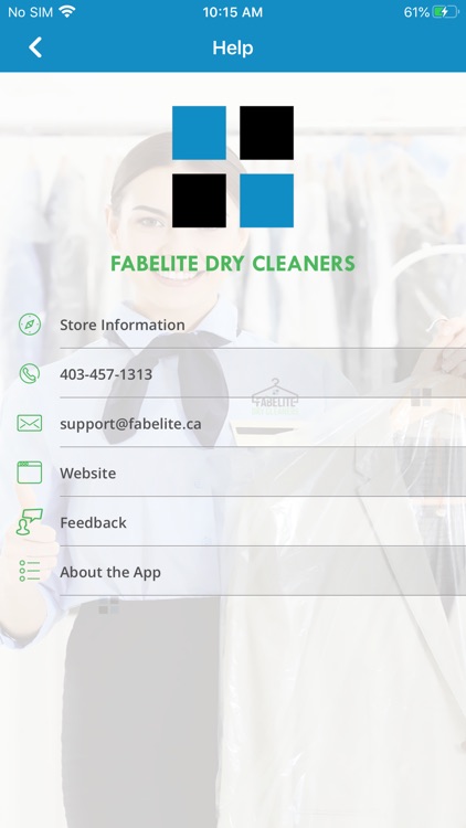 Fabelite Dry Cleaners screenshot-3