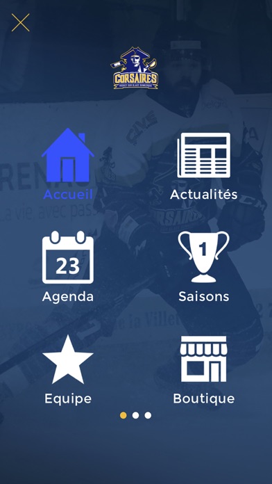 Screenshot #1 pour Les Corsaires Hockey Club DK