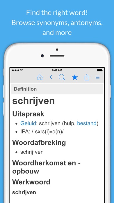 Screenshot #3 pour Dutch Dictionary & Thesaurus