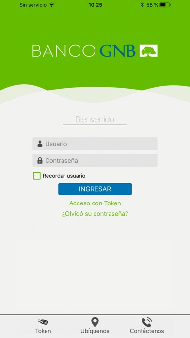 Banca Móvil Banco GNB Perú Screenshot