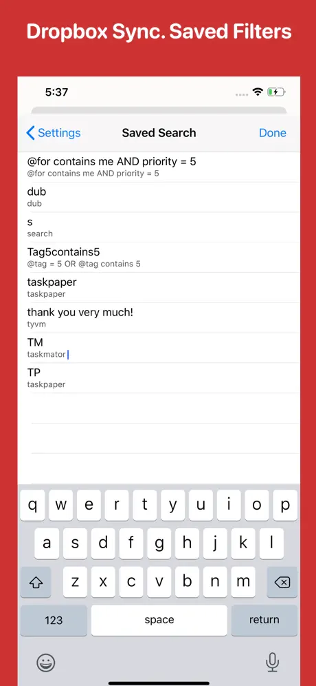 Taskmator - TaskPaper Client