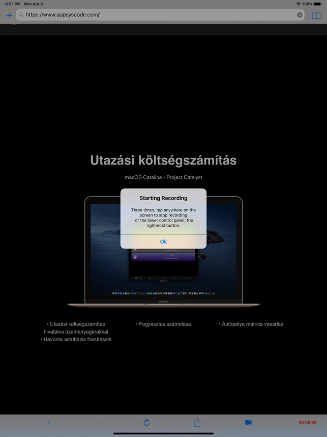 ‎Web Page Screen Recorder Screenshot