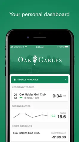 Game screenshot Oak Gables Golf Club apk