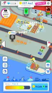 idle port - sea game iphone screenshot 2